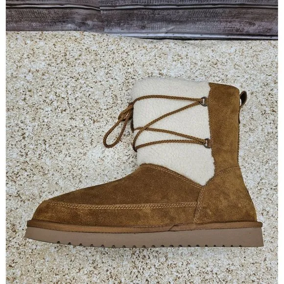 Koolaburra By UGG Michon Chestnut Women's Short Boots Size 11