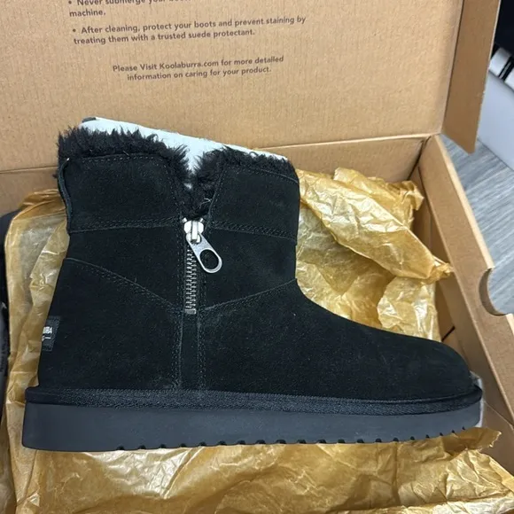 Koolaburra by UGG Suede Zip Short Boots - Aribel