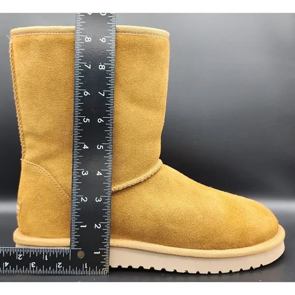 Koolaburra by UGG Womens Sz 10 Chestnut 1017090 Koola Short Suede Boots Pre Ownd