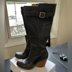 Korks By Kork Ease Knee High Black Boots Size 8- See Description