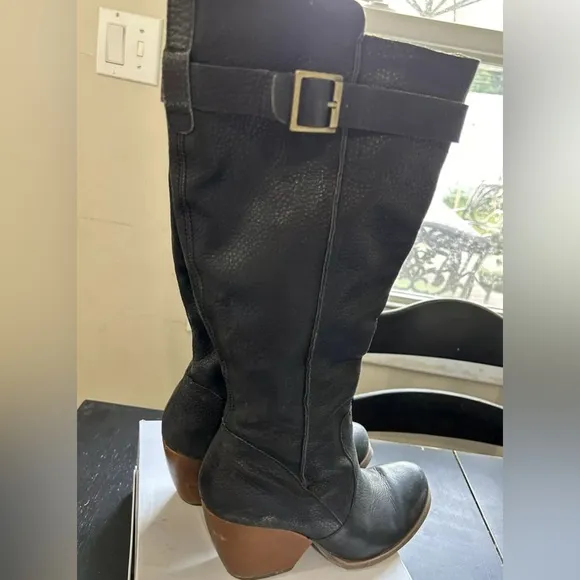 Korks By Kork Ease Knee High Black Boots Size 8- See Description