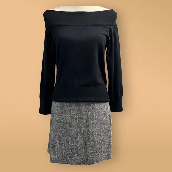 KORS by Michael KORS (NWOT) Wool Blend Fully Lined Tweed Skirt Size 10