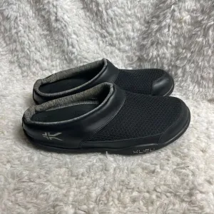 Kuru Draft Plantar Fasciitis Mens Black Comfort Walking Mules Sandals SZ11