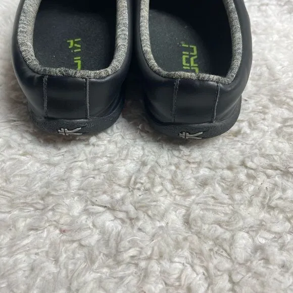 Kuru Draft Plantar Fasciitis Mens Black Comfort Walking Mules Sandals SZ11