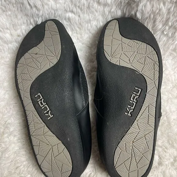Kuru Draft Plantar Fasciitis Mens Black Comfort Walking Mules Sandals SZ11