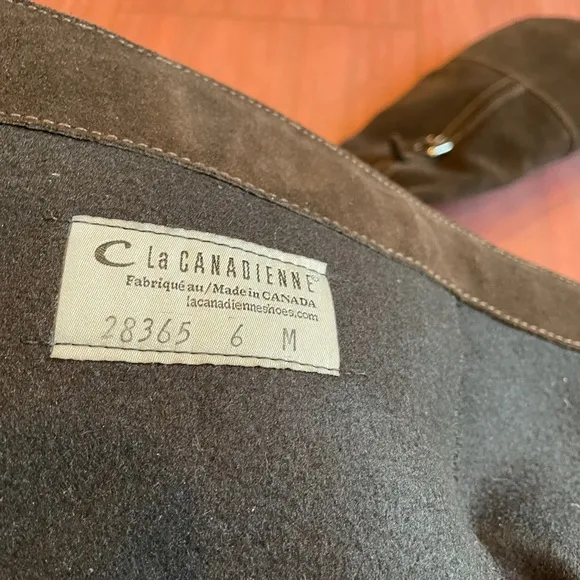 La Canadienne tall suede riding boot