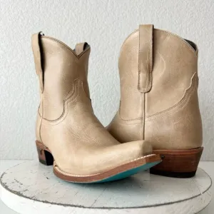 Lane EMMA JANE Womens Cowboy Bootie 8 Butterscotch Western Cowgirl Short Boots