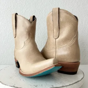 Lane EMMA JANE Womens Cowboy Bootie 8.5 Butterscotch Western Cowgirl Short Boots