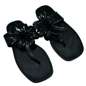 Larroude Hibiscus Sandals