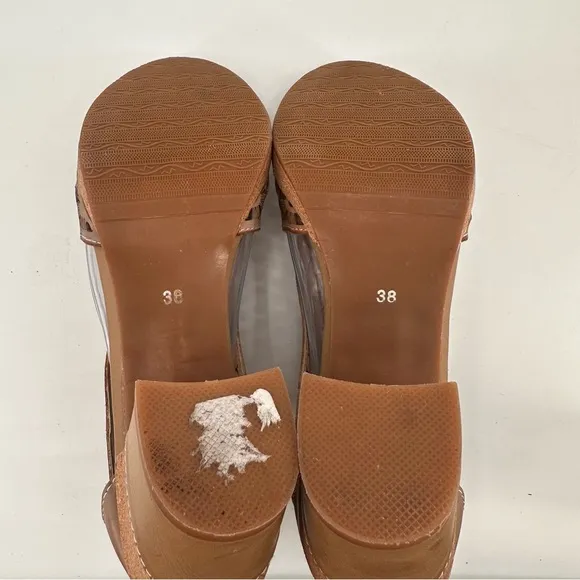 L’Artiste Spring Step Hibiscus Heel Comfort Sandals Size 38