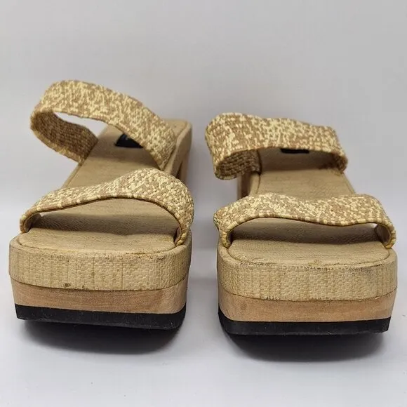 LEI 90s Y2K Chunky Cut Out Platform Women's Sandals Size 10