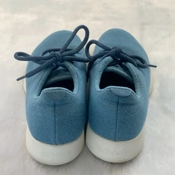 Like New Allbirds Tide Pool Blue Merino Wool Lightweight Running Sneaker Shoes