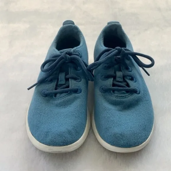 Like New Allbirds Tide Pool Blue Merino Wool Lightweight Running Sneaker Shoes