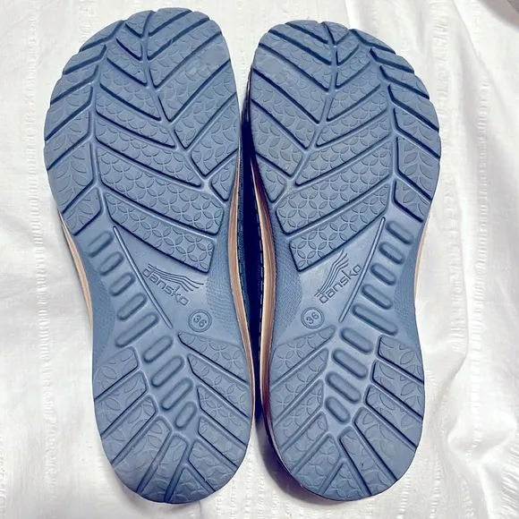 Like New Dansko Kane Blue EVA Mule Clog Professional SHOES Women’s EU 36 5.5-6