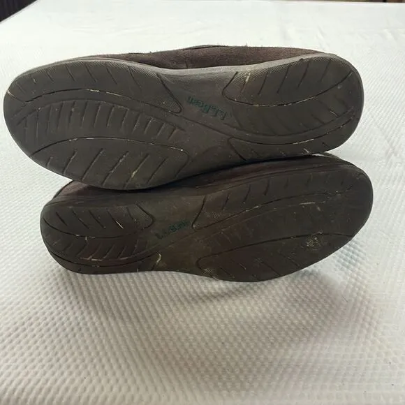 L.L.Bean Moccasin Tall Boots Size 6 Leather Suede