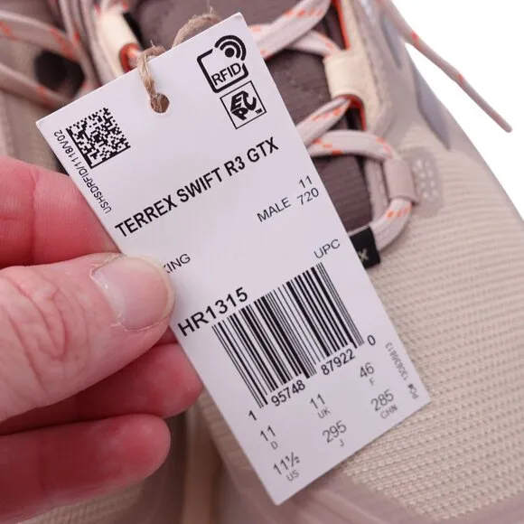 LN Adidas Terrex Swift R3 GTX Athletic Shoes Sz 11.5 Wonder Taupe HR1315 Hiking