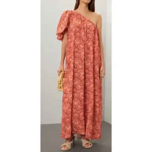 LoboRosa One Shoulder Maxi Dress