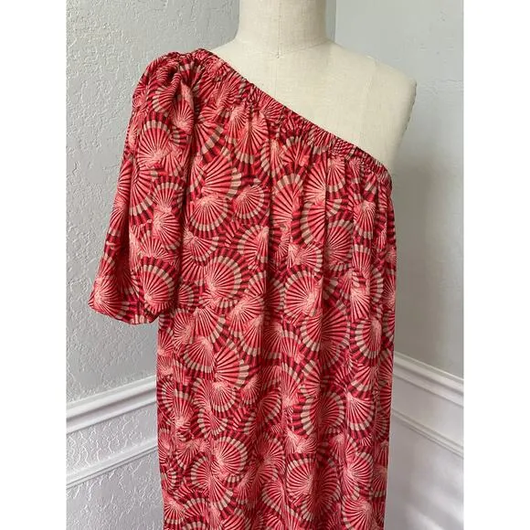 LoboRosa One Shoulder Maxi Dress