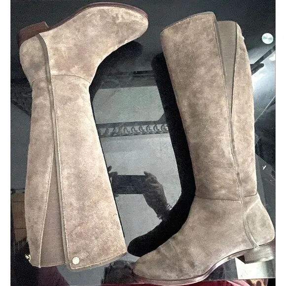 Louise et Cie, Suede leather tall gray boots size 7 m