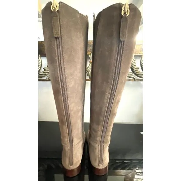Louise et Cie, Suede leather tall gray boots size 7 m