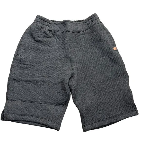 LUNYA Restore Double Faced Short Gray Heathered Cotton Blend Lounge Sleep XS NEW