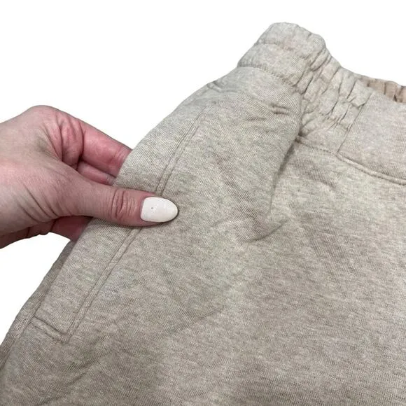 LUNYA Restore Double Faced Short Oatmeal Cotton Blend Lounge Sleep Medium NEW