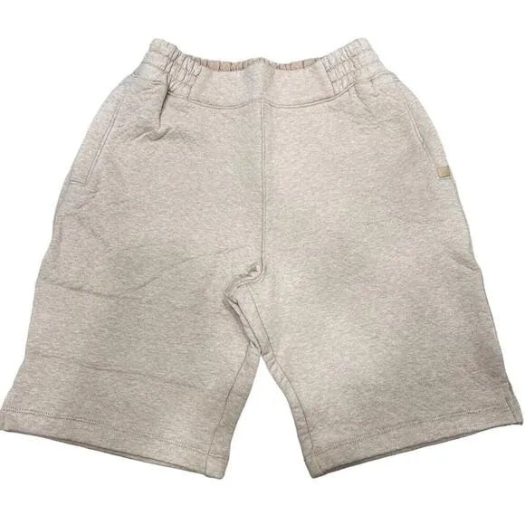 LUNYA Restore Double Faced Short Oatmeal Cotton Blend Lounge Sleep Medium NEW