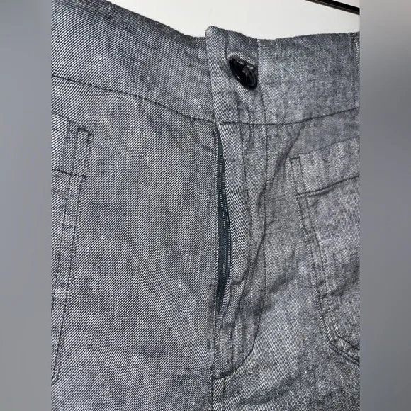 Maeve Anthropologie Colette Linen High Rise Longline Short Women 32 NEW Boho