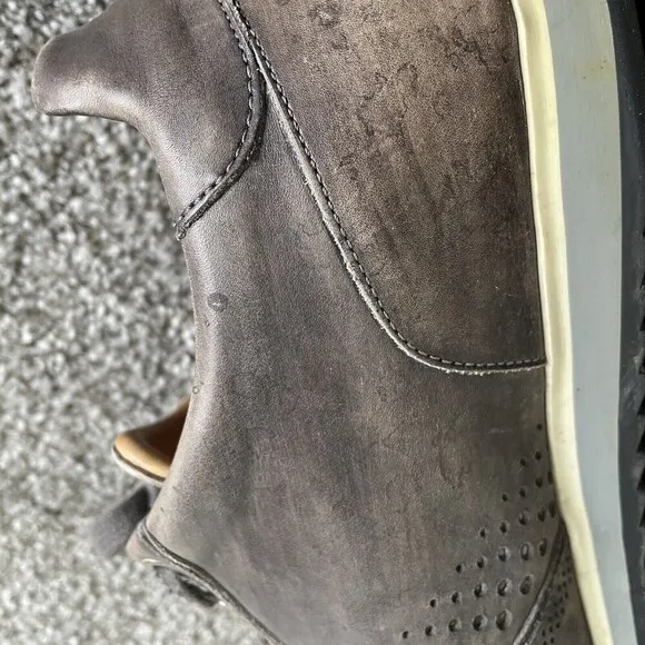 Magnanni Shoes Mens size 12 Taupe Cristian Grey Leather Sneakers 15745 Portugal