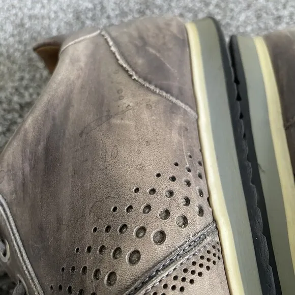 Magnanni Shoes Mens size 12 Taupe Cristian Grey Leather Sneakers 15745 Portugal