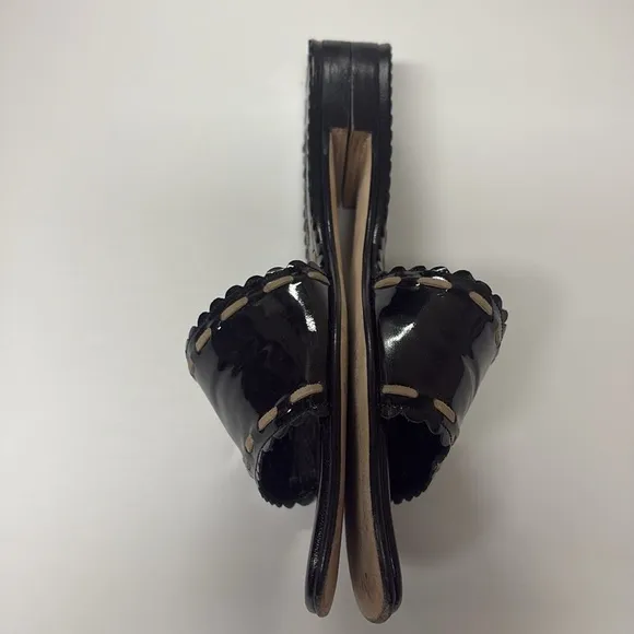 Manolo Blahnik Black Slide Sandals women size 10