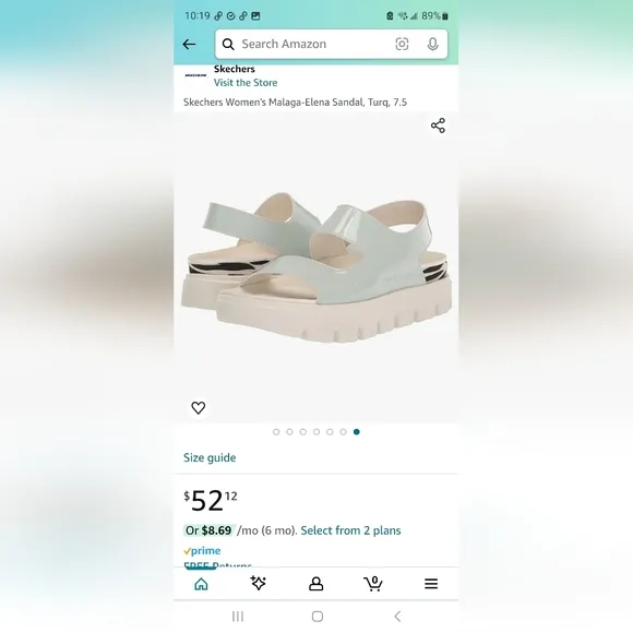 Mark Nason Los Angeles Women's Malaga-Elena Turquoise Sandles Sz 7.5 NIB