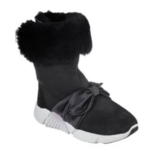 Mark Nason Sneaker Sherling Boot BlackSatin Bow 11