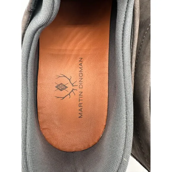 Martin Dingman Beckett MD Sheep Skin Suede Men's Shoes Sneakers Size 11 Slip On