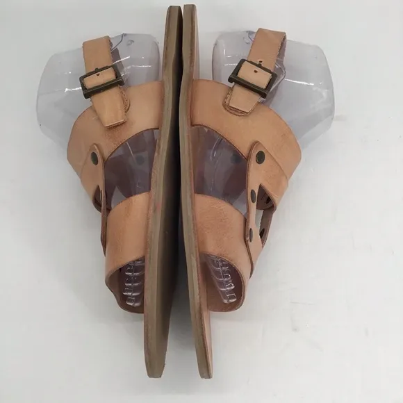 Matisse Women’s Starcrossed Leather Slip-On Sandal NWOT Tan Summer Beach Size 10