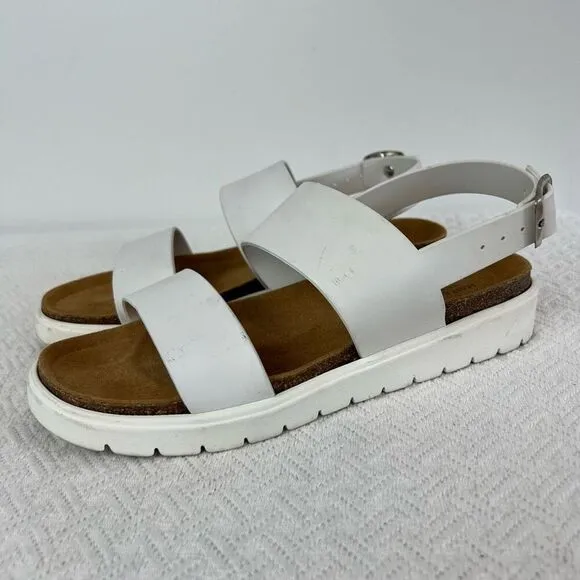 Matt &amp; Natt EU 41 US 11 Women’s Ashai Vegan Leather Supple Footbed Sandals Italy