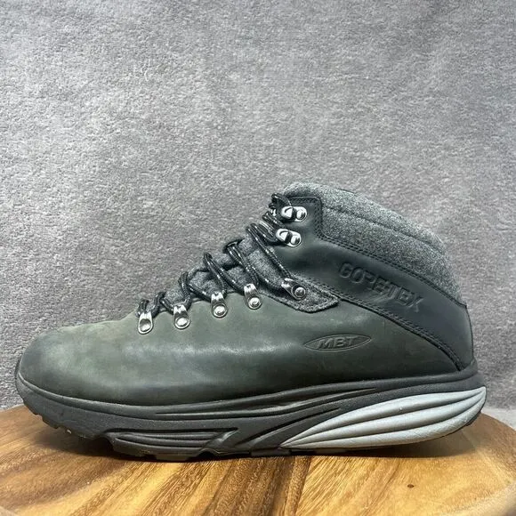 MBT MT Alpine Sym Hi Boots Nubuck Leather Gore-Tex Waterproof Hiking Men's Sz 11