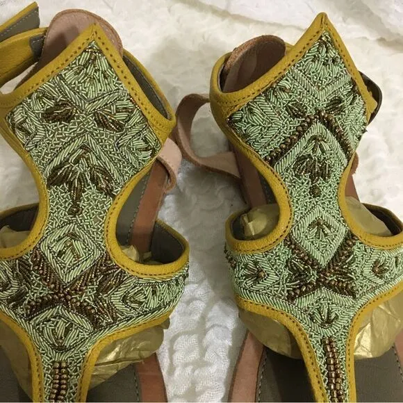 Meher Kakalia Embellished Sandals Size 37 ( 7 )
