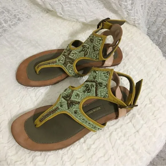 Meher Kakalia Embellished Sandals Size 37 ( 7 )