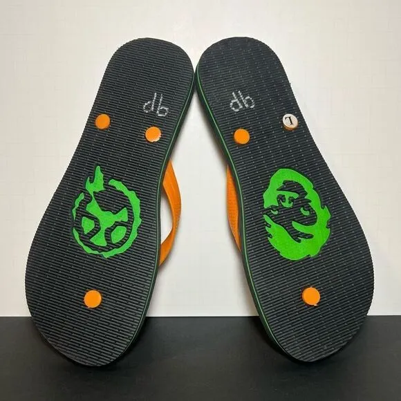 Mens Big Herc x TOXIC CRUSADERS Flip Flop Sandals 1 of 100 / Size 12