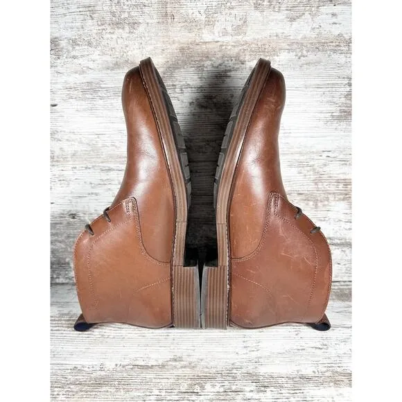Men's Cole Haan Kennedy Grand Brown Leather Waterproof Chukka Boots Sz 10M