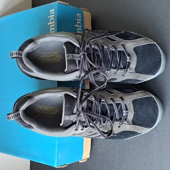 Mens Columbia Hiking Shoes Shasta Ridge Omni-Tech Waterproof Great Tread Sz 10