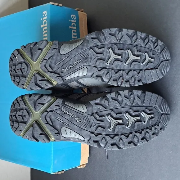 Mens Columbia Hiking Shoes Shasta Ridge Omni-Tech Waterproof Great Tread Sz 10