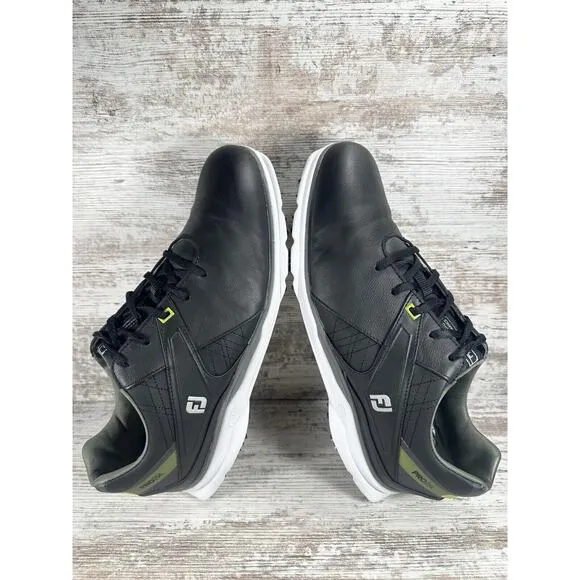 Men's Footjoy FJ Pro SL 53813 Black Spikeless Waterproof Golf Shoes Sz 11.5M