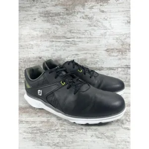 Men's Footjoy FJ Pro SL 53813 Black Spikeless Waterproof Golf Shoes Sz 11.5M
