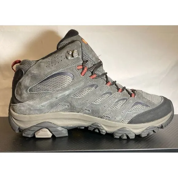Men's Merrell Moab 3 Mid Waterproof Beluga Suede/Mesh Size 13