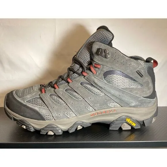 Men's Merrell Moab 3 Mid Waterproof Beluga Suede/Mesh Size 13