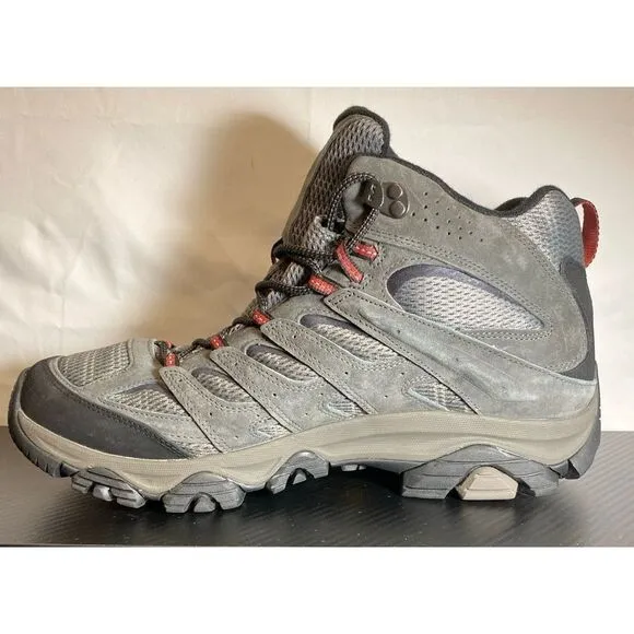 Men's Merrell Moab 3 Mid Waterproof Beluga Suede/Mesh Size 13