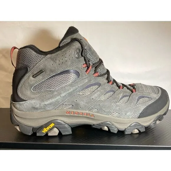 Men's Merrell Moab 3 Mid Waterproof Beluga Suede/Mesh Size 13