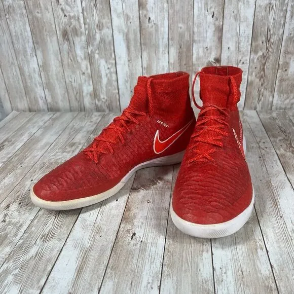mens nike MagistaX proximo TF 718359-661‎ size 10.5 used 2015 red rare